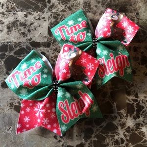 Christmas cheer bows